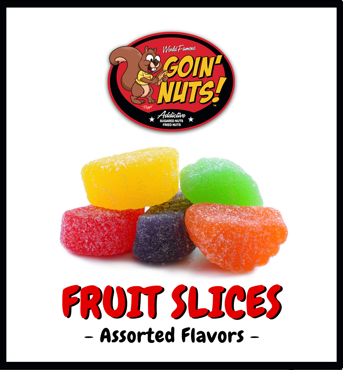 Assorted Flavored Fruit Slice Candies